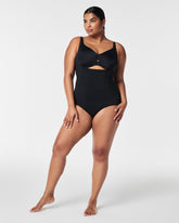 SPANXsculpt™ OnCore Open-Bust Brief Bodysuit | Very Black